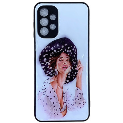 Накладка Prisma Ladies для Samsung A13 4G / 5G / A32 5G / A326 / A04s- Girl in a hat