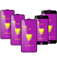 Скло захисне Tempered Glass OG Premium для Vivo X50- чорний