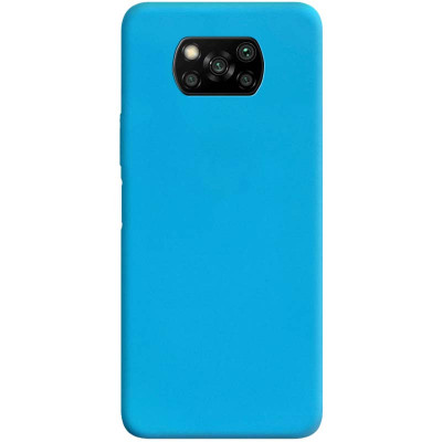 Накладка Candy для Xiaomi Poco X3- блакитний Накладка Candy для Xiaomi Poco X3- блакитний