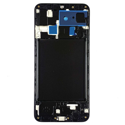 Рамка (середня частина) для Samsung A20 / A205 Black