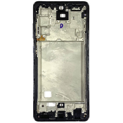 Рамка (середня частина) для Samsung A72 / A725 Black Рамка (середня частина) для Samsung A72 / A725 Black