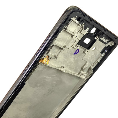 Рамка (середня частина) для Samsung A72 / A725 Black