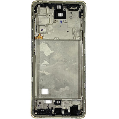 Рамка (середня частина) для Samsung A72 / A725 Silver Рамка (середня частина) для Samsung A72 / A725 Silver