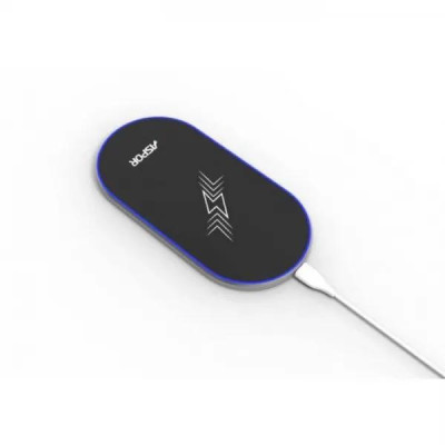 Бездротовий зарядний пристрій Aspor Wireless Charger A522 (5V/2A)- чорний Бездротовий зарядний пристрій Aspor Wireless Charger A522 (5V/2A)- чорний
