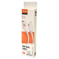 USB кабель Aspor A125 Micro 6A PD QC (Quick / Fast Charge)- білий USB кабель Aspor A125 Micro 6A PD QC (Quick / Fast Charge)- білий