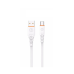 USB кабель Aspor A127 Type-C 6A PD QC (Quick / Fast Charge)- білий