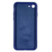 Накладка (з мікрофіброю) Aspor Silicone Full для iPhone 7/8- синій