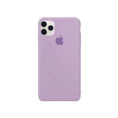 Накладка (з мікрофіброю) Silk Original Full Cover для iPhone 11- бузковий