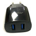 Мережевий зарядний пристрій Aspor A811 IQ /QC (2USB/2.4A)- чорний Мережевий зарядний пристрій Aspor A811 IQ /QC (2USB/2.4A)- чорний