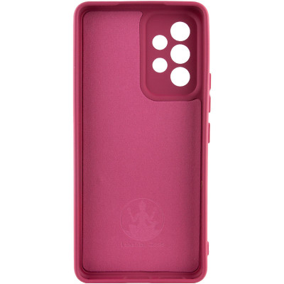 Накладка (з мікрофіброю) Soft Silk для Samsung A33 4G / 5G- марсала