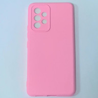 Накладка (з мікрофіброю) Soft Silk для Samsung A33 4G / 5G- рожевий