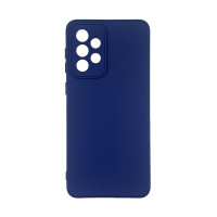 Накладка (з мікрофіброю) Soft Silk для Samsung A33 4G / 5G- синій