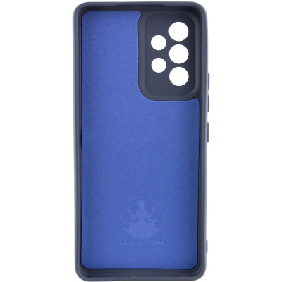 Накладка (з мікрофіброю) Soft Silk для Samsung A33 4G / 5G- синій