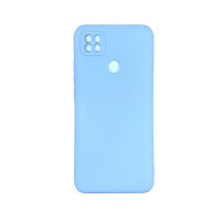 Накладка (з мікрофіброю) Soft Silk для Xiaomi Redmi 9C / Redmi 10A- світло-синій