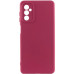 Накладка (з мікрофіброю) Silicone Cover Lakshmi Full Camera для Samsung A04s / A13 5G- марсала