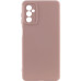 Накладка (з мікрофіброю) Silicone Cover Lakshmi Full Camera для Samsung A04s / A13 5G- рожевий пісок