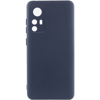 Накладка (з мікрофіброю) Silicone Cover Lakshmi Full Camera для Xiaomi 12T / 12T Pro- синій