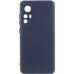 Накладка (з мікрофіброю) Silicone Cover Lakshmi Full Camera для Xiaomi 12T / 12T Pro- синій