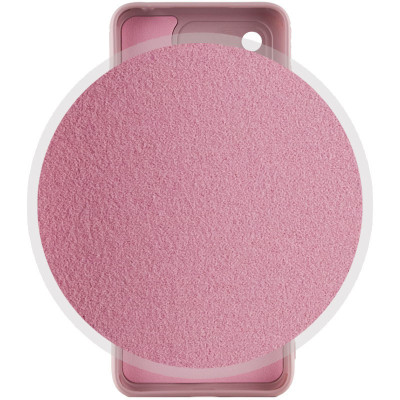 Накладка (з мікрофіброю) Silicone Cover Lakshmi Full Camera для Xiaomi Redmi A1 Plus / Poco C50 / Redmi A2 Plus- рожевий пісок