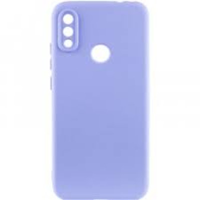 Накладка (з мікрофіброю) Silicone Cover Lakshmi Full Camera для Xiaomi Redmi Note 8T- бузковий