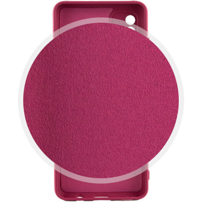 Накладка (з мікрофіброю) Silicone Cover Lakshmi Full Camera для Xiaomi Redmi Note 8T- марсала