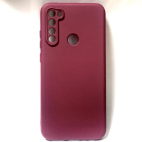 Накладка (з мікрофіброю) Silicone Cover Lakshmi Full Camera для Xiaomi Redmi Note 8T- марсала