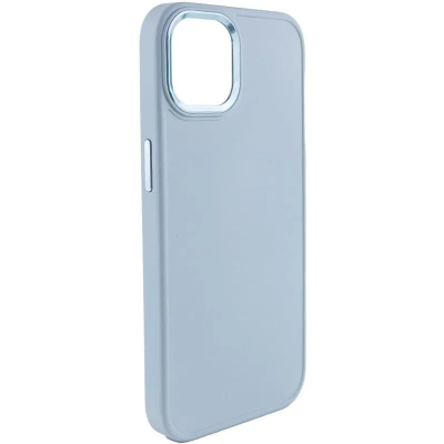 Накладка Bonbon Metal Style для iPhone 13 Pro (6.1`)- синій туман
