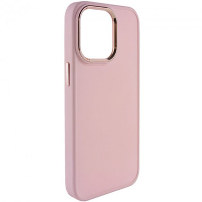 Накладка Bonbon Metal Style для iPhone 14 Pro (6.1`)- світло рожевий Накладка Bonbon Metal Style для iPhone 14 Pro (6.1`)- світло рожевий