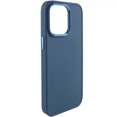 Накладка Bonbon Metal Style для iPhone 14 Pro Max (6.7`)- синій Накладка Bonbon Metal Style для iPhone 14 Pro Max (6.7`)- синій