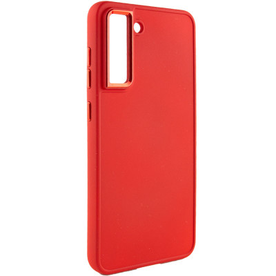 Накладка Bonbon Metal Style для Samsung S21 FE- червоний Накладка Bonbon Metal Style для Samsung S21 FE- червоний