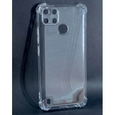 Накладка GETMAN посилені кути для Realme C21- прозорий Накладка GETMAN посилені кути для Realme C21- прозорий