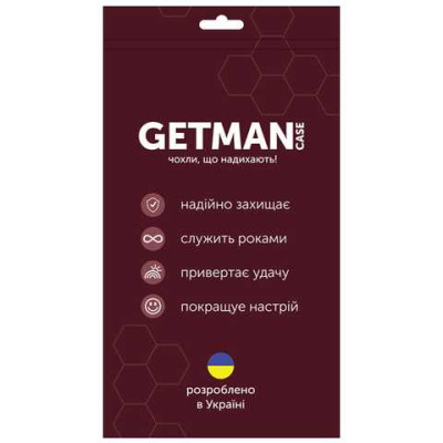 Накладка GETMAN посилені кути для Samsung S21 Plus- прозорий
