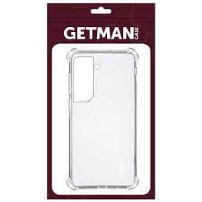Накладка GETMAN посилені кути для Samsung S21 Plus- прозорий