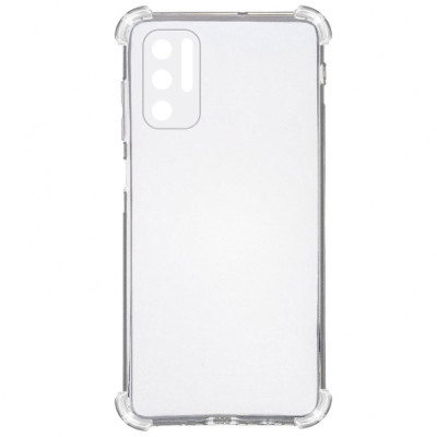 Накладка GETMAN посилені кути для Xiaomi Redmi Note 10 5G / Poco M3 Pro- прозорий Накладка GETMAN посилені кути для Xiaomi Redmi Note 10 5G / Poco M3 Pro- прозорий