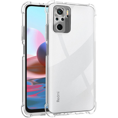 Накладка GETMAN посилені кути для Xiaomi Redmi Note 10 Pro / 10 Pro Max- прозорий Накладка GETMAN посилені кути для Xiaomi Redmi Note 10 Pro / 10 Pro Max- прозорий