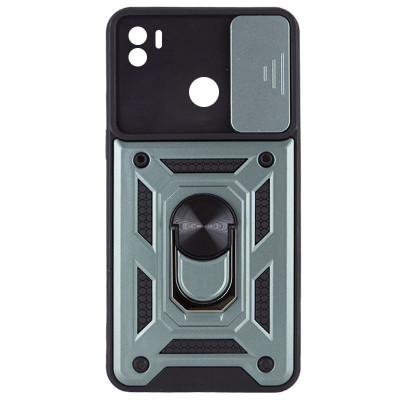 Протиударний чохол Camshield Serge Ring для Xiaomi Redmi A1 Plus / Poco C50 / Redmi A2 Plus- зелений Протиударний чохол Camshield Serge Ring для Xiaomi Redmi A1 Plus / Poco C50 / Redmi A2 Plus- зелений