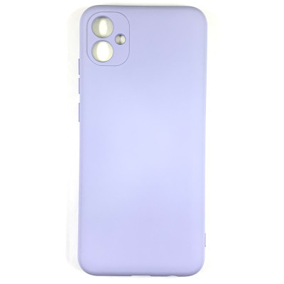Накладка (з мікрофіброю) Soft Silk для Samsung A04e- бузковий