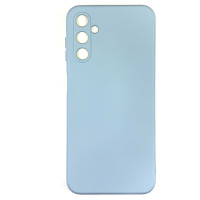 Накладка (з мікрофіброю) Soft Silk для Samsung A14 4G/5G- блакитний