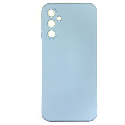 Накладка (з мікрофіброю) Soft Silk для Samsung A14 4G/5G- блакитний