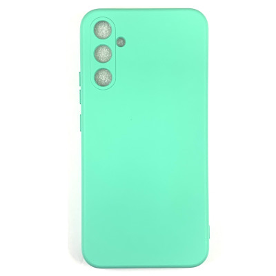 Накладка (з мікрофіброю) Soft Silk для Samsung A34 5G- бірюзовий