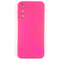 Накладка (з мікрофіброю) Soft Silk для Samsung A34 5G- малиновий