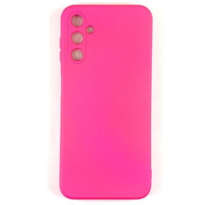 Накладка (з мікрофіброю) Soft Silk для Samsung A34 5G- малиновий