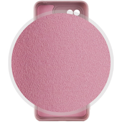 Накладка (з мікрофіброю) Soft Silk для Samsung A34 5G- малиновий