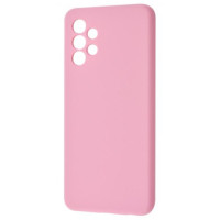 Накладка (з мікрофіброю) Soft Silk для Samsung A23 5G- світло-рожевий