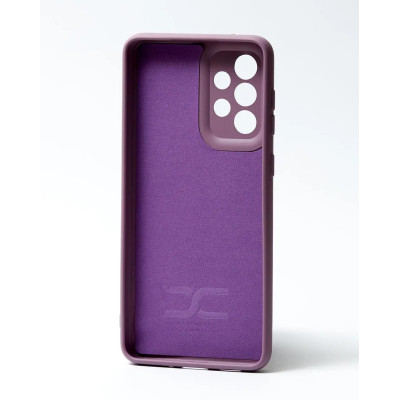 Накладка (з мікрофіброю) Soft Silk для Samsung A23 5G- світло-фіолетовий