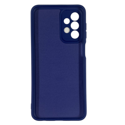 Накладка (з мікрофіброю) Soft Silk для Samsung A23 5G- темно-синій