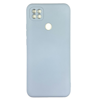 Накладка (з мікрофіброю) Soft Silk для Xiaomi Redmi 9C / Redmi 10A (тех.упаковка)- блакитний
