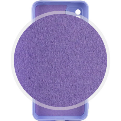 Накладка (з мікрофіброю) Soft Silk для Xiaomi 12 / 12X- бузковий