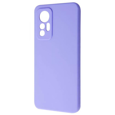 Накладка (з мікрофіброю) Soft Silk для Xiaomi 12 / 12X- бузковий