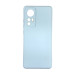 Накладка (з мікрофіброю) Soft Silk для Xiaomi 12 / 12X- блакитний